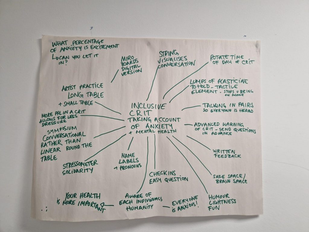 Examples of Inclusive Crit designs